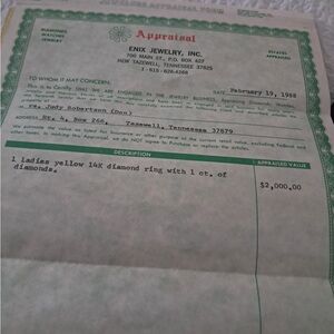 Yellow Gold Diamond Ring